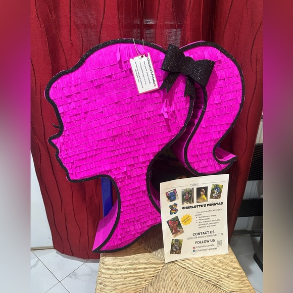 Silhouette Barbie piñata